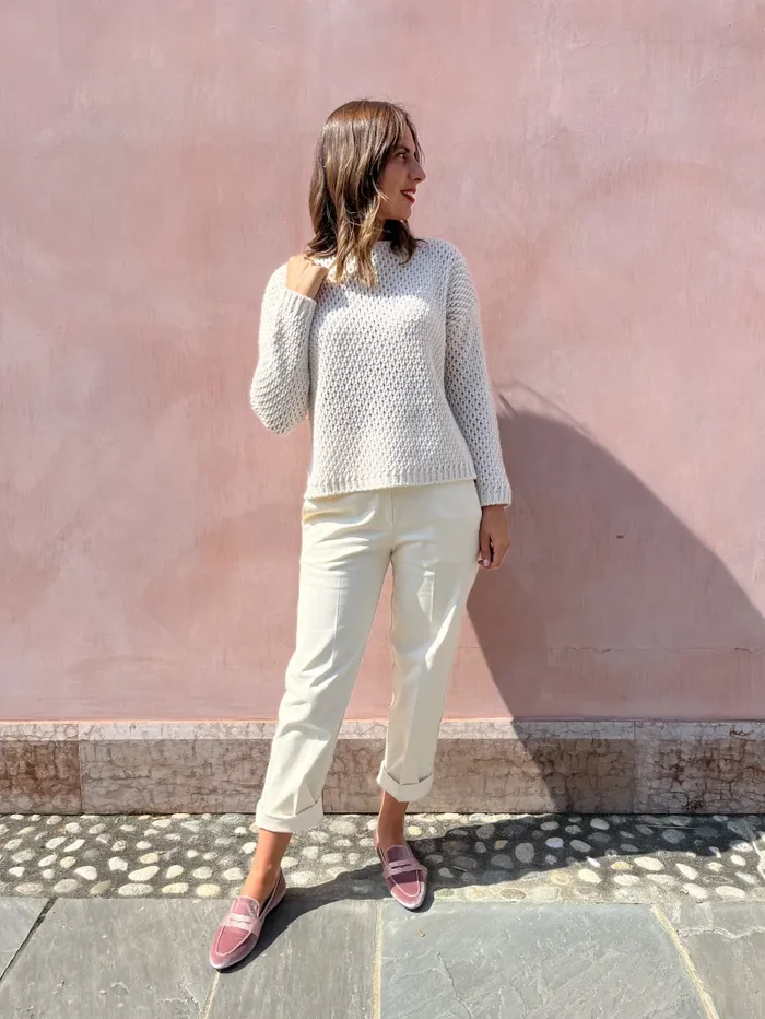 MAGLIA MISTO LANA PAILETTES - immagine 2