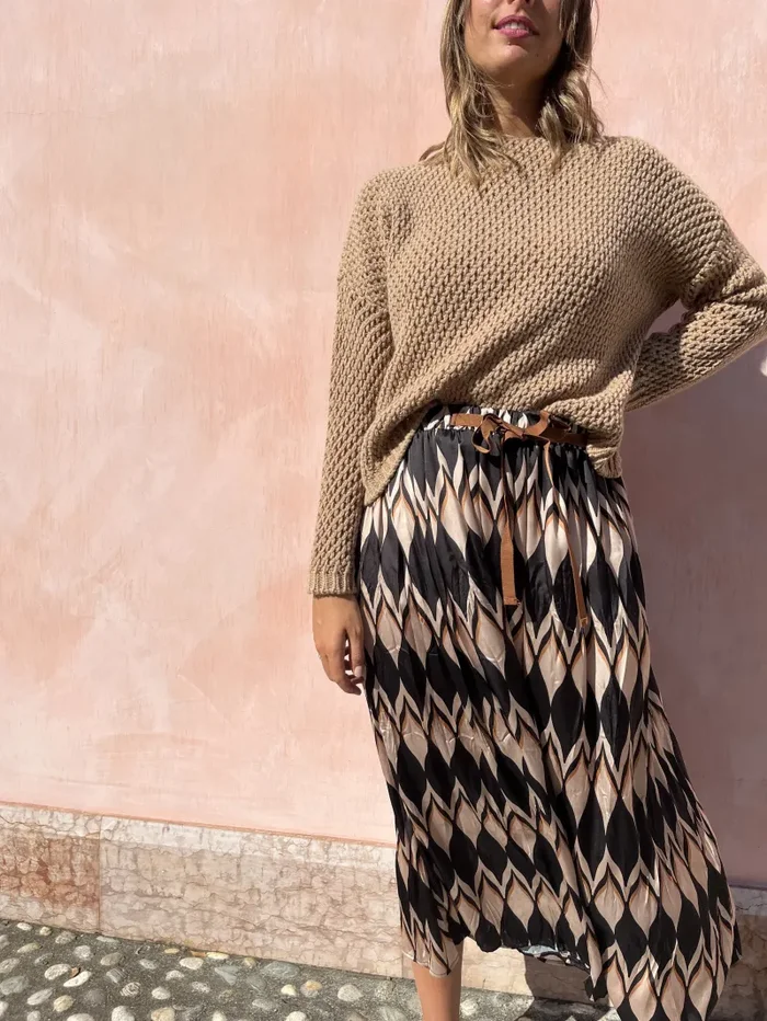 MAGLIA MISTO LANA PAILETTES - immagine 3