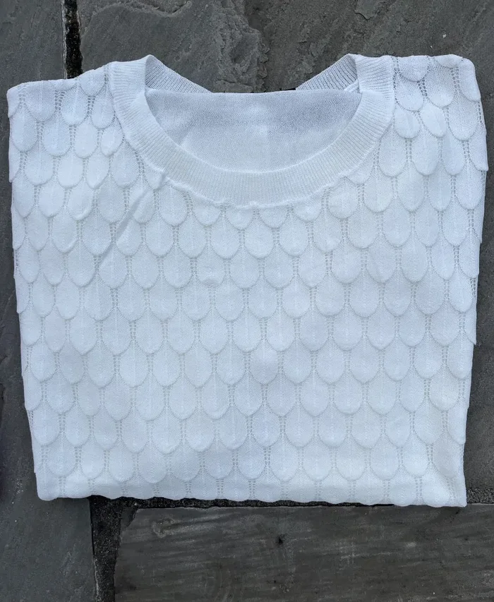 MAGLIONCINO LAVORAZIONE PIUME - immagine 2