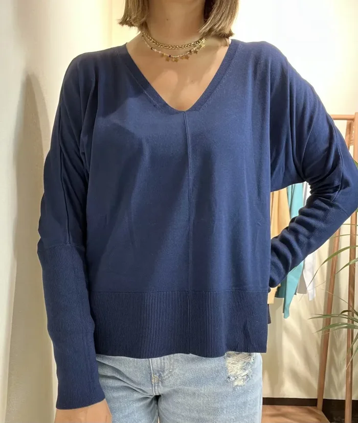 MAGLIONCINO VISCOSA SCOLLO V Fornitura