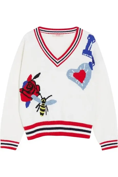 Maglione Bimba Liu Jo Art GF2078 MS14G P-E 23 Colore Foto Misura a scelta