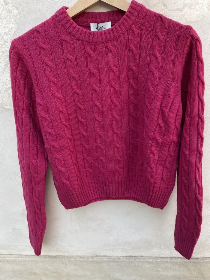 MAGLIONE CORTO A TRECCE - immagine 3