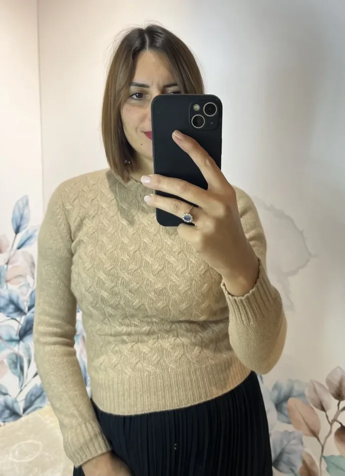 MAGLIONE GIROCOLLO CASHMERE - immagine 3