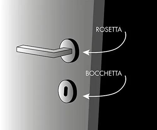 MANIGLIA H5 NERO OPACO - immagine 2