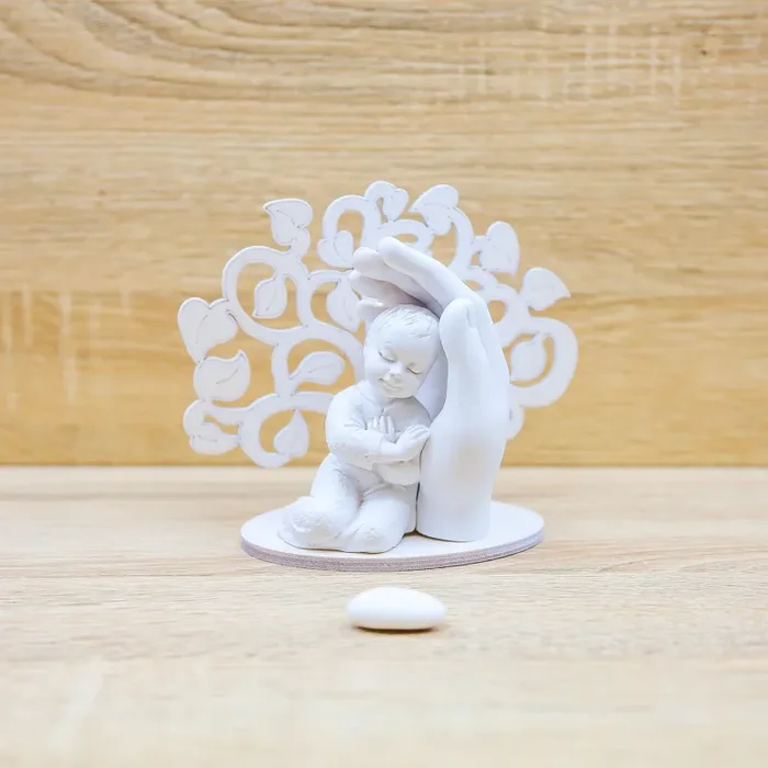 Mano Protettrice con Bimbo e Albero della Vita