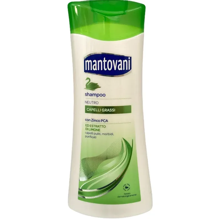 Mantovani shampoo neutro capelli grassi con zinco ed estratto di limone 400 ml Saldi
