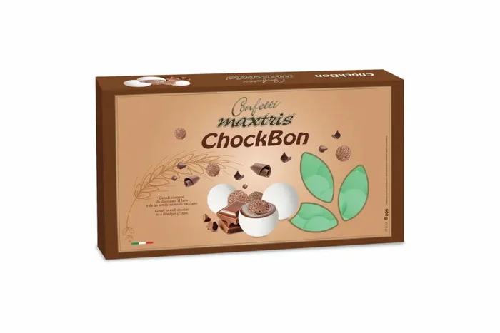 Maxtris Confetti 1 kg Chock Bon Verde Vendita online