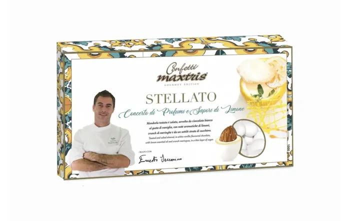 Maxtris Confetti 1 kg Profumi e Sapori di Limone Stellato Vendita calda