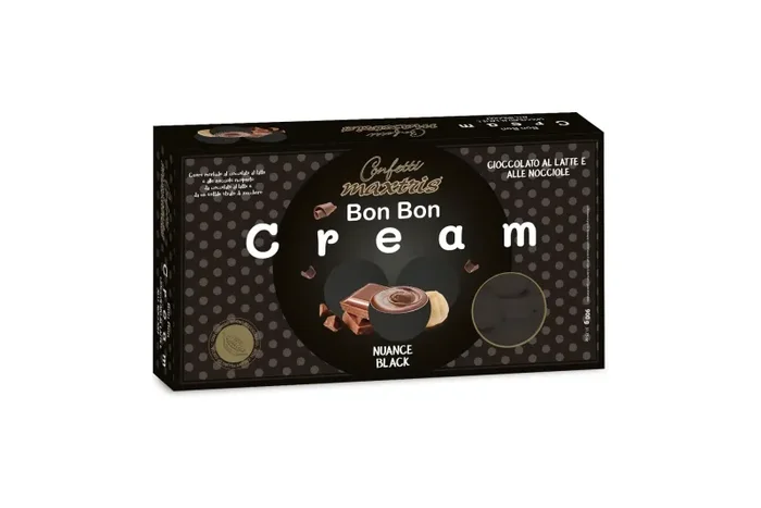 Maxtris Confetti Bon Bon Cream Gianduia Nuance Black 900 Gr Fornitura