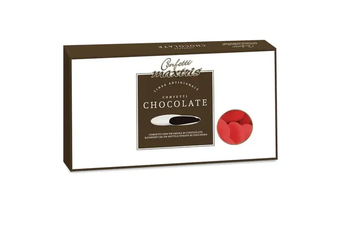 Maxtris Confetti Cioccolato Fondente Classico Rosso 1 Kg Online ora