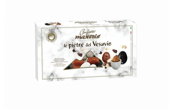 Maxtris Confetti Ciocomandorla Le Pietre del Vesuvio 1 Kg I Mix Vendita calda