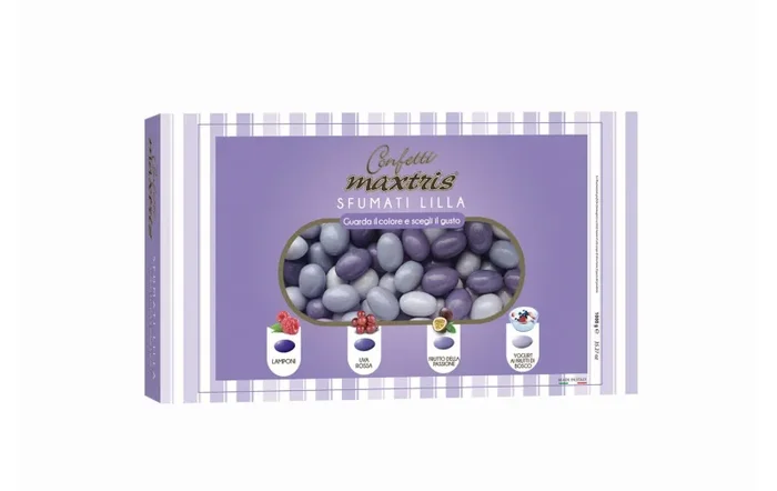 Maxtris Confetti Ciocomandorla Sfumati Lilla 1 Kg