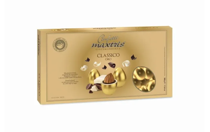 Maxtris Confetti Mandorla 1 kg Classico Oro Fornitura