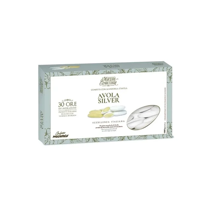 Maxtris Confetti Mandorla Avola Silver Bianco 1 Kg Vendita online