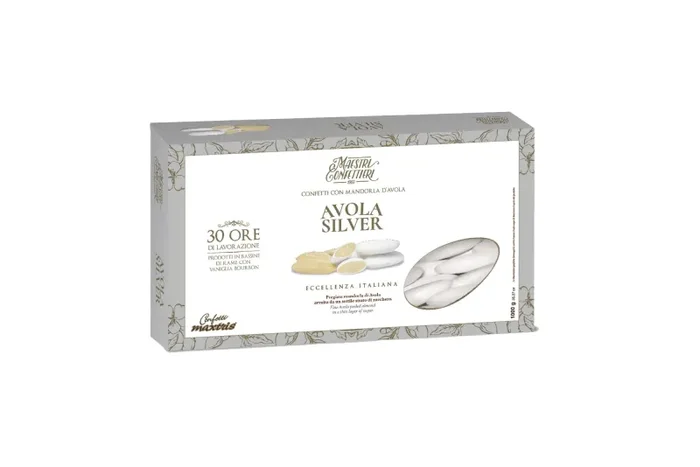 Maxtris Confetti Mandorla Avola Silver Bianco 1 Kg