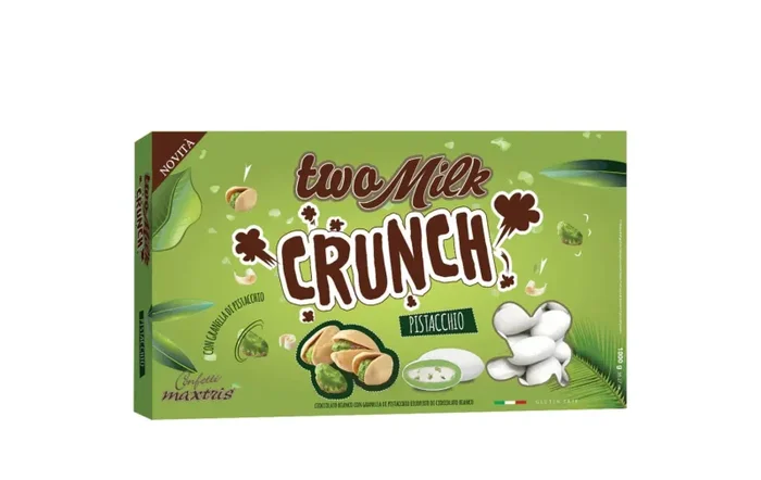 Maxtris Confetti Two Milk Crunch Pistacchio 1 Kg Online ora