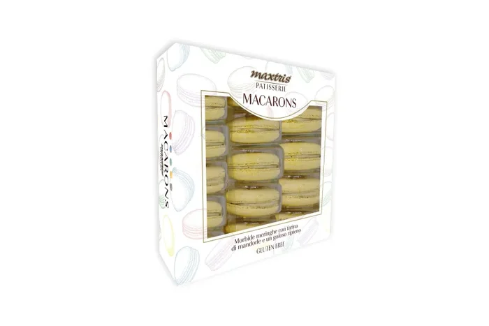 Maxtris Macarons Limone 210 Gr Colore Giallo 15 Pz
