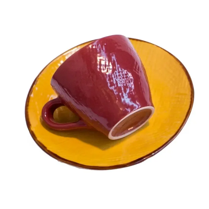 Mediterraneo – tazzina da caffe colorata in gres - immagine 2