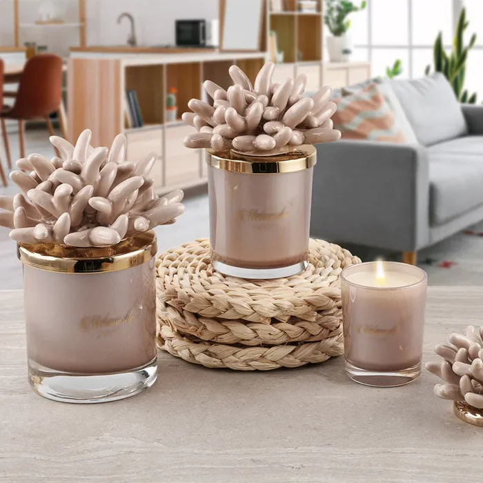 Melaverde Candela Grande Anemone Tortora 300 gr - immagine 3