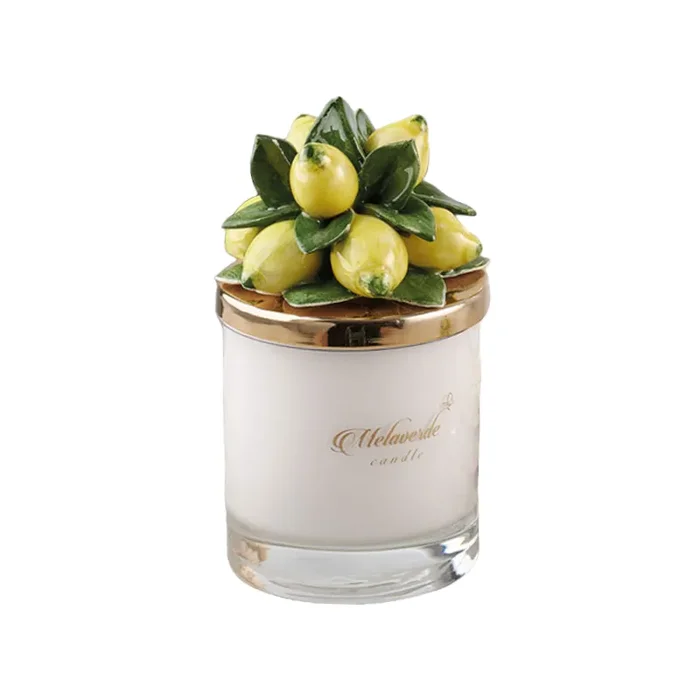 Melaverde Candela Media Bianca 200 gr con Tappo Limoni