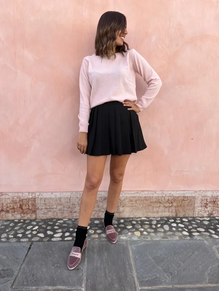 MINI GONNA CON PIEGHE - immagine 2