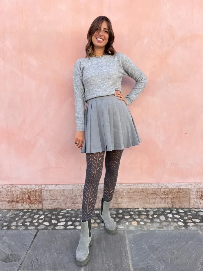 MINI GONNA CON PIEGHE - immagine 3