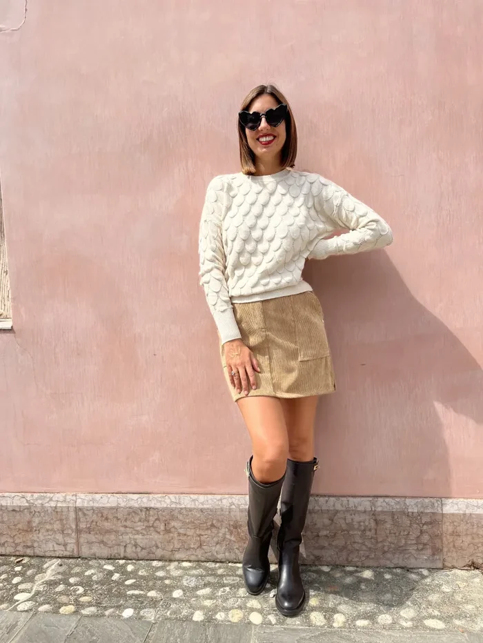 MINIGONNA IN VELLUTO - immagine 3