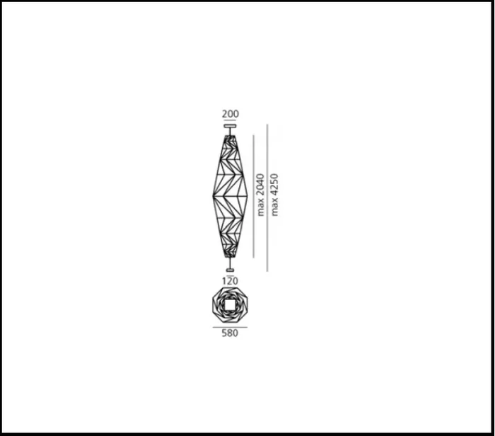 Minomushi lampada a sospensione - immagine 3