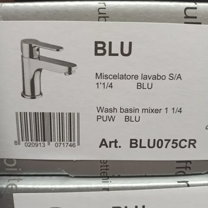 Miscelatore paffoni blu lavabo codice articolo blu075cr