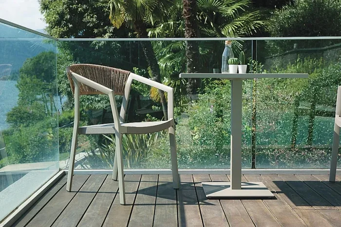 Moia Greenwood Basamento a Piastra Piatta Acciaio Verniciato Tortora - immagine 2