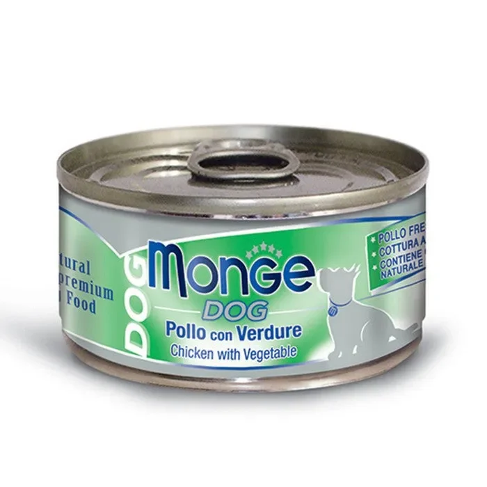 Monge Dog Adult Pezzetti di Pollo con Verdure 95g