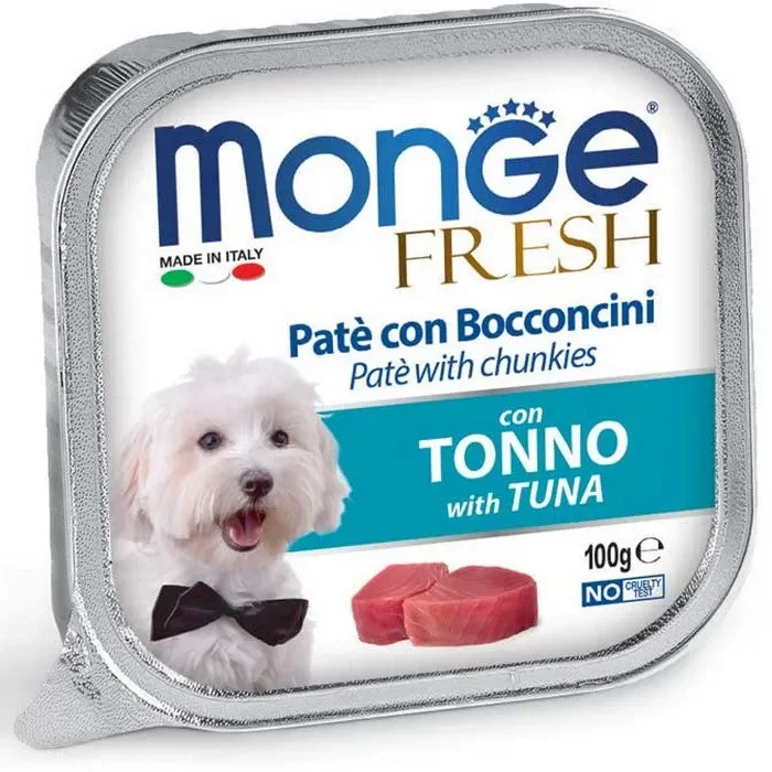 Monge Fresh Paté e Bocconcini con Tonno 100g