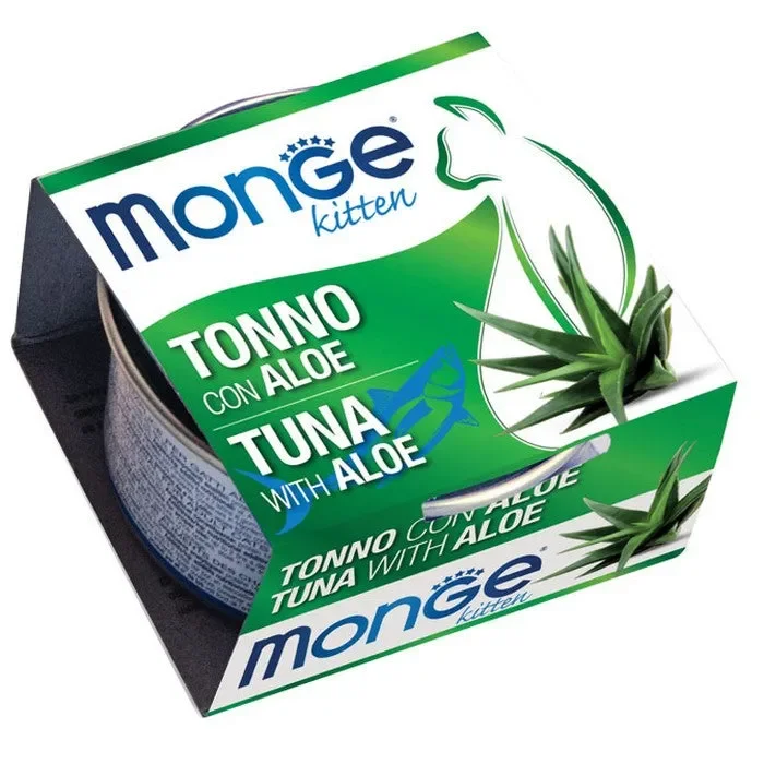 Monge Fruits Gatto Pezzetti di Tonno con Aloe – Kitten 80g