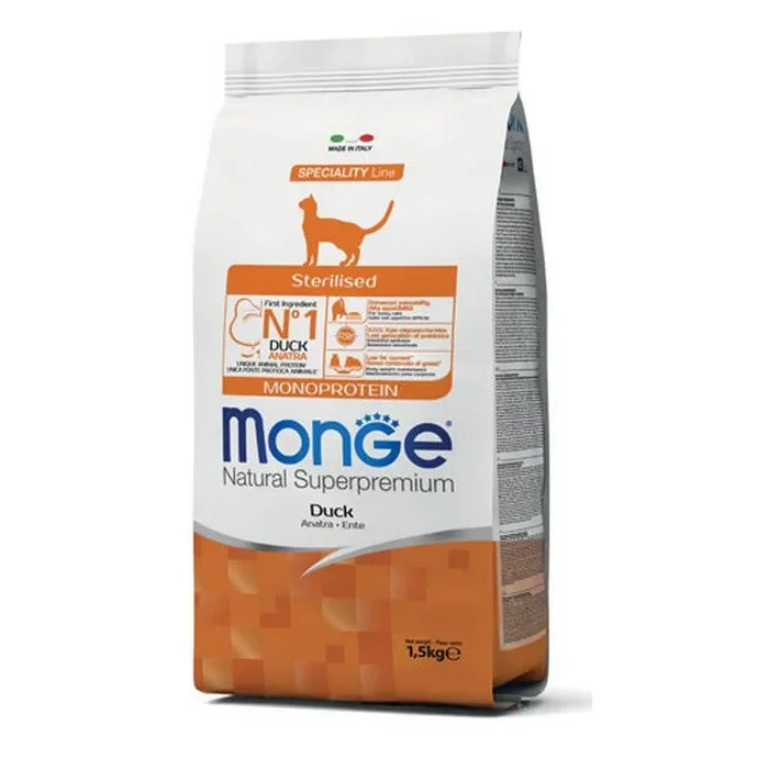 Monge Natural Superpremium Gatto Sterilised Monoprotein – Anatra