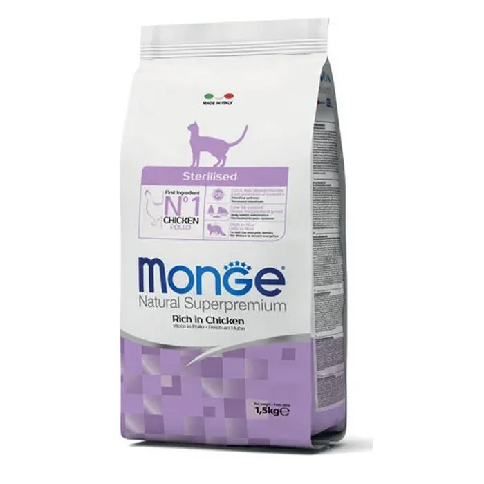 Monge Natural Superpremium Gatto Sterilised Ricco in Pollo