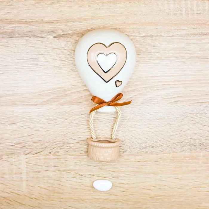 Mongolfiera con Cuore Tortora Pienne Design