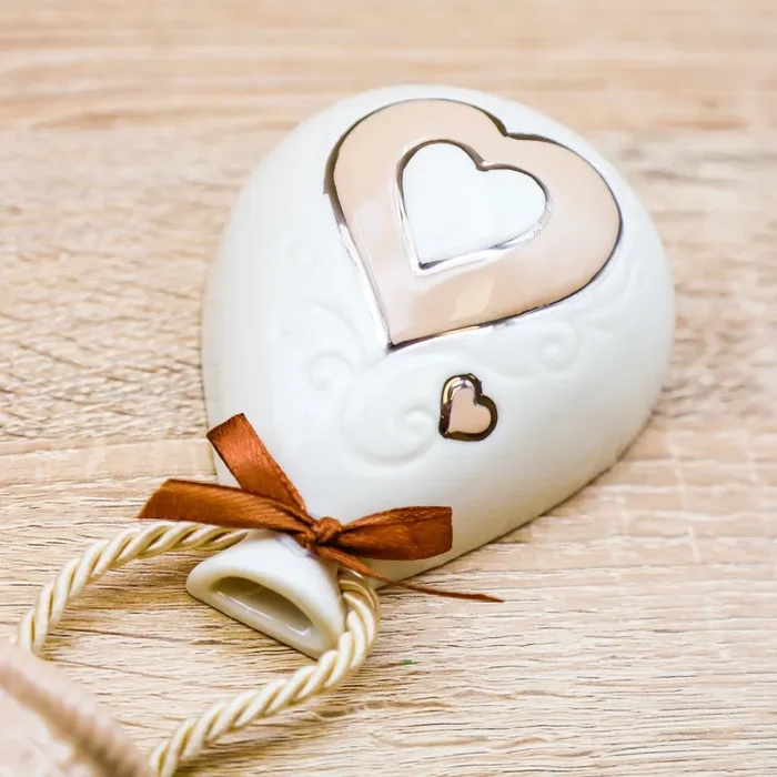 Mongolfiera con Cuore Tortora Pienne Design - immagine 2