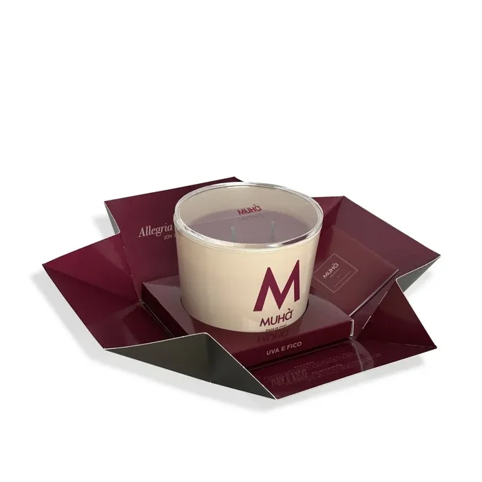 Muhà Candela in Vetro 270g Uva e Fico - immagine 2