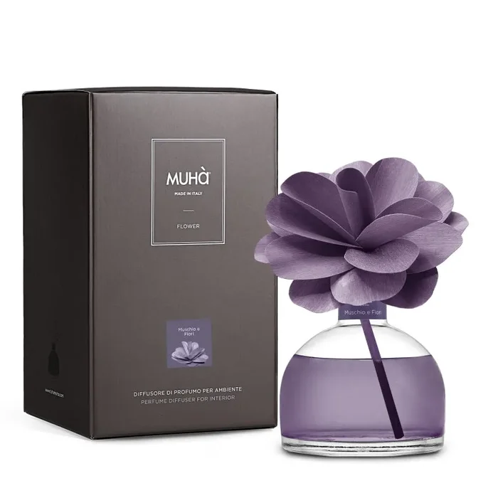 Muhà Profumatore D’Ambiente Flower Diffuser Muschio e Fiori 200ml