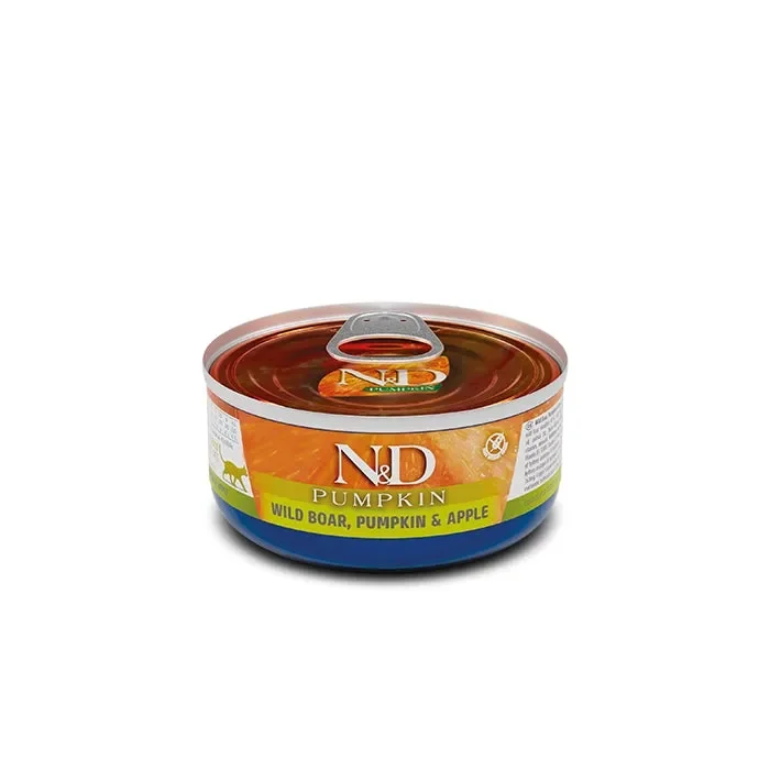 N&D Pumpkin Cat Cinghiale, zucca e mela Adult 70g