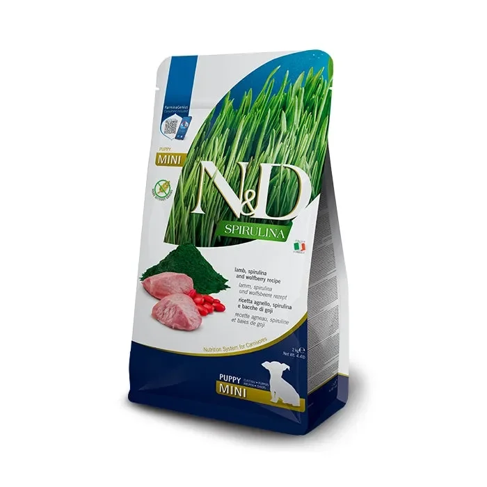 N&D Spirulina Dog Agnello Puppy Mini
