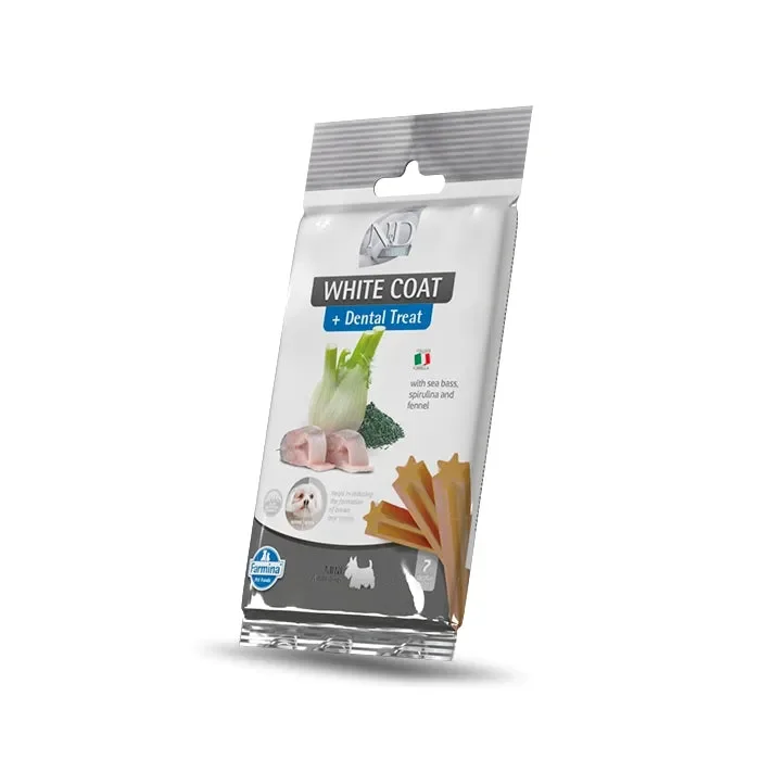 N&D White Dog Spigola, spirulina e finocchio Adult Mini 60g