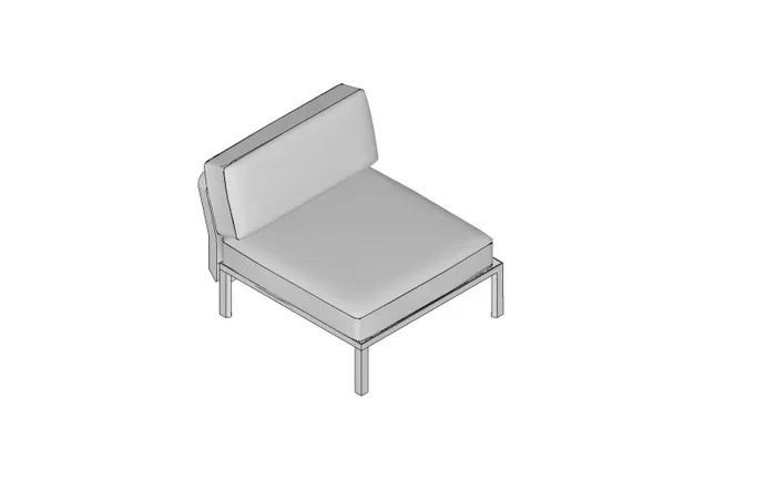 Nardi Maximo Elemento Centrale New Basalto e Perla Sunbrella - immagine 3