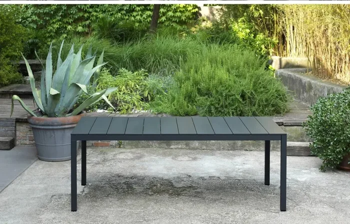 Nardi Tavolo Rio 210 Extensible 210 / 280 x 100 Cm H 76 Cm Alluminio Tortora - immagine 3