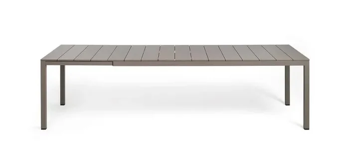 Nardi Tavolo Rio Alluminio 210 Extensible 210 / 280 x 100 Cm H 75 Cm Tortora Saldi