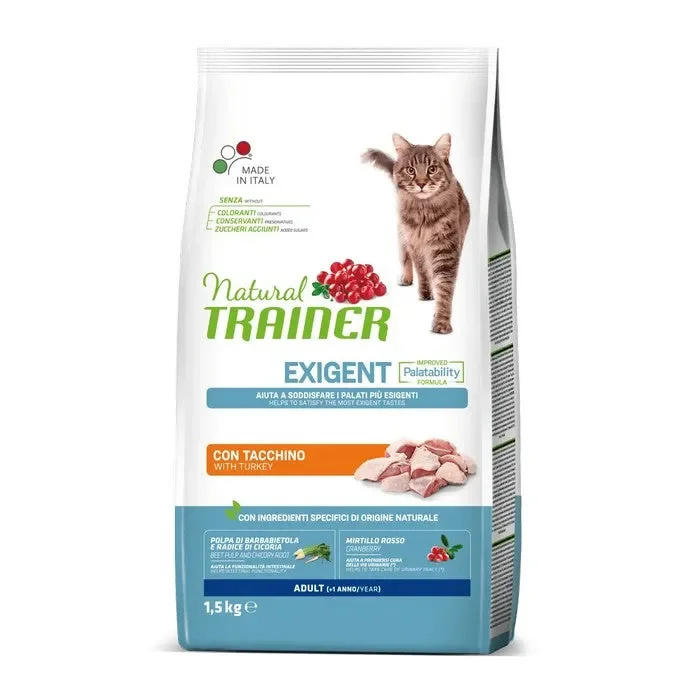 Natural Trainer Cat Adult Exigent con Tacchino Vendita online