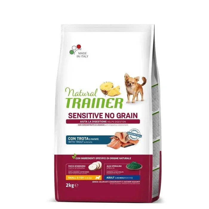 Natural Trainer Sensitive No Grain Small&Toy Adult con Trota Moda - immagine 3