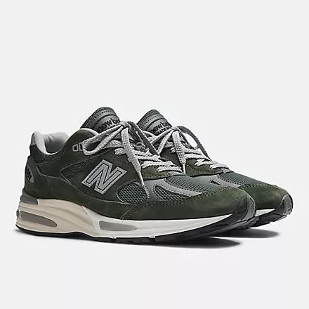 New Balance M991GR2 v2 Green – Uomo - immagine 2