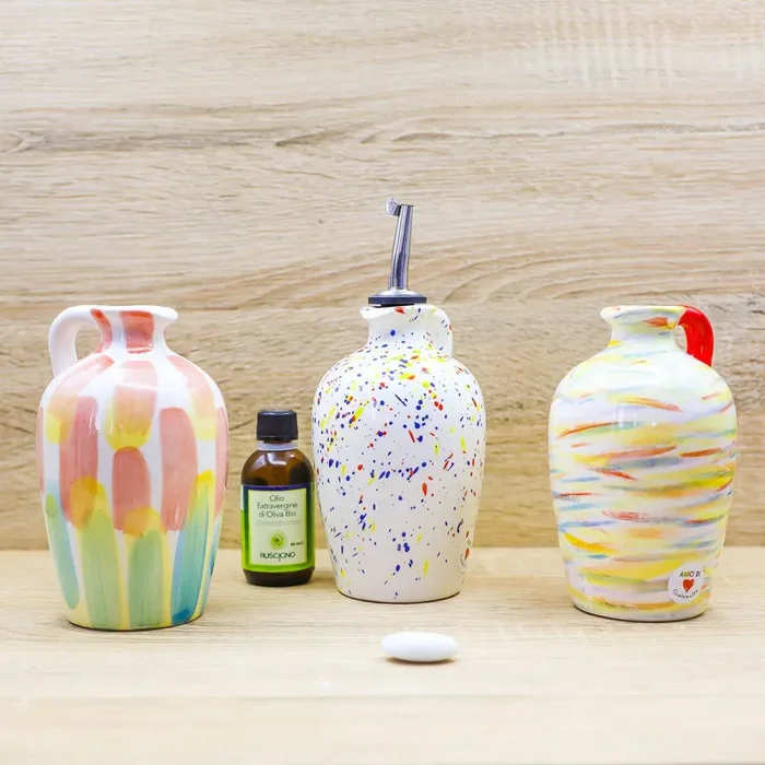 Oliera Anfora Decorata 6 Modelli Assortiti Cuore Matto - immagine 2