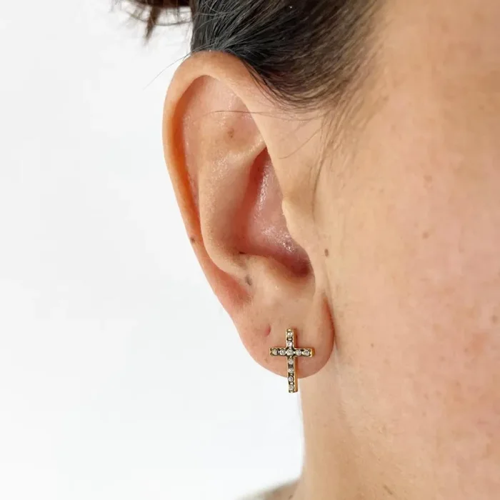 Orecchini Croce Mini